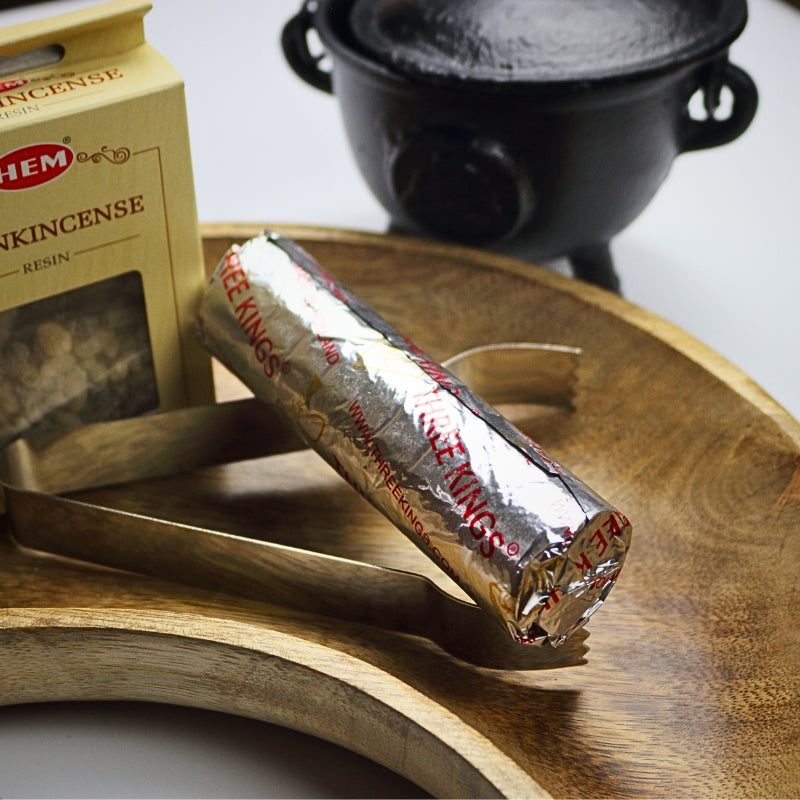 Premium Three Kings Charcoal Tablets/ Charcoal Discs- Single Roll Of 10