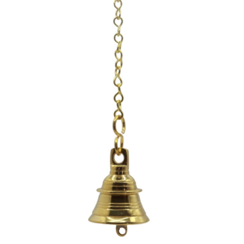 Hanging Brass Bell On Chain