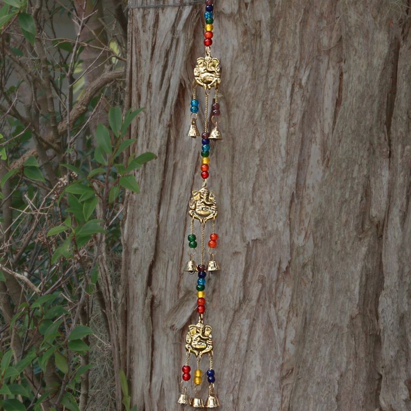 Hanging Chakra Bells -Ganesh- 50cm