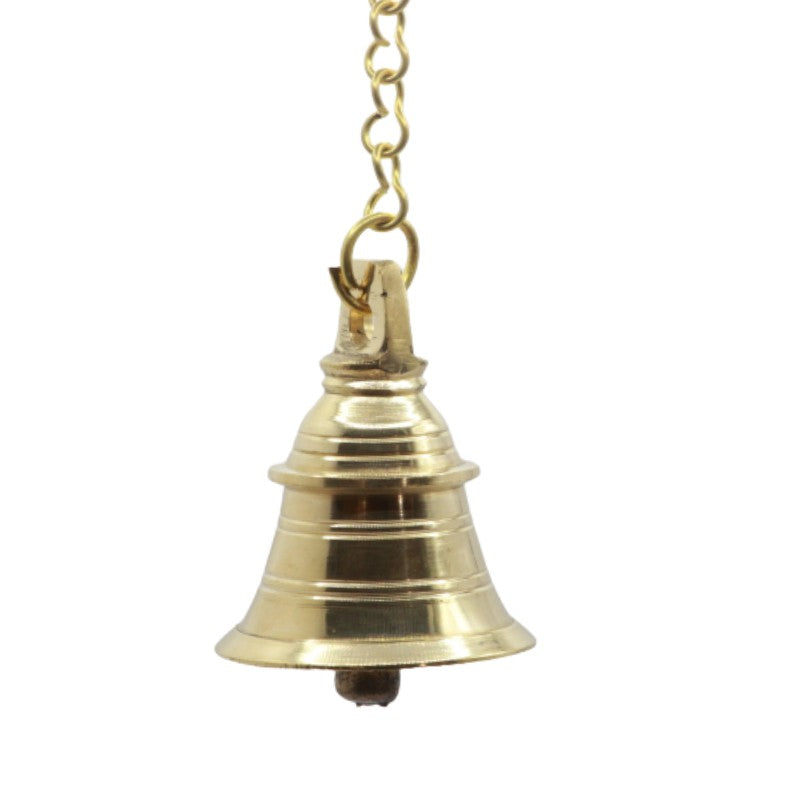 Hanging Brass Bell On Chain
