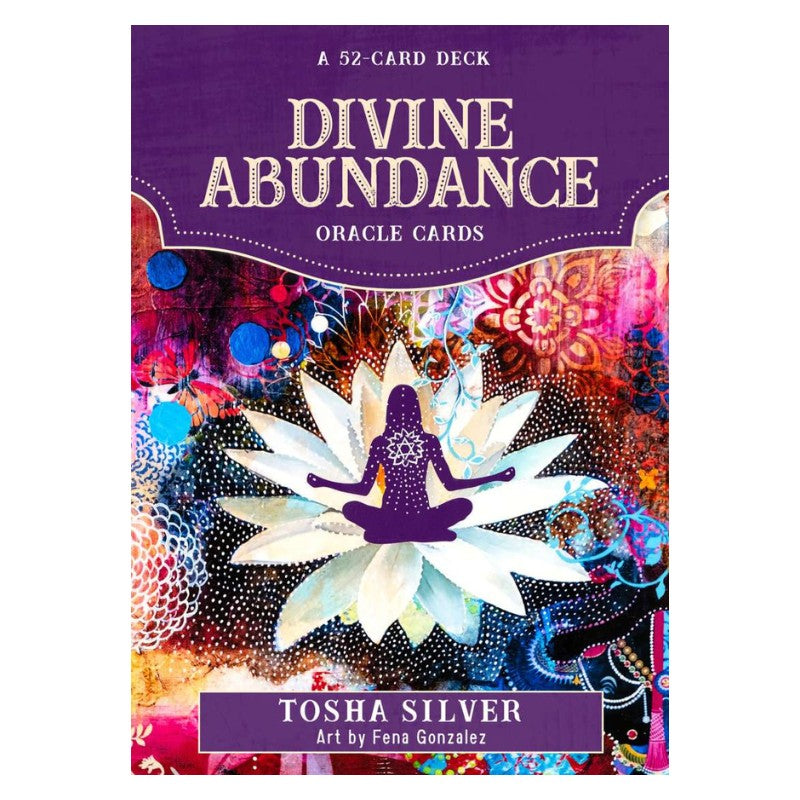 front cover of the divine abundance oracle deck