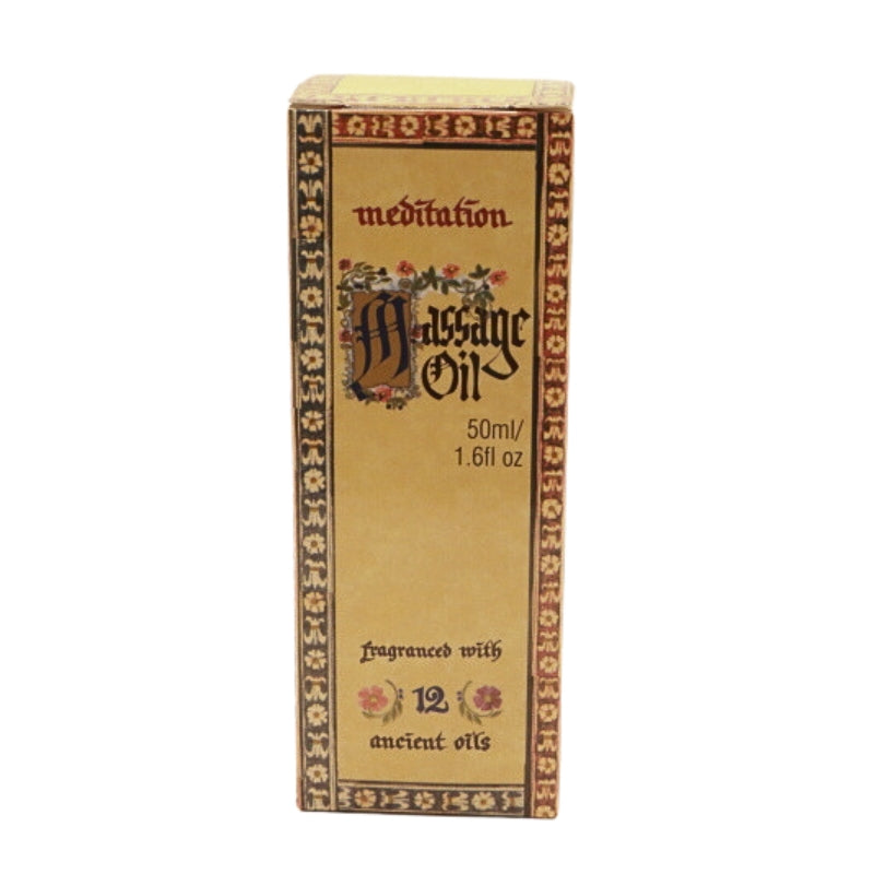 Meditation Massage Oil 50ml- Australian Made- Blend of 12 essential oils