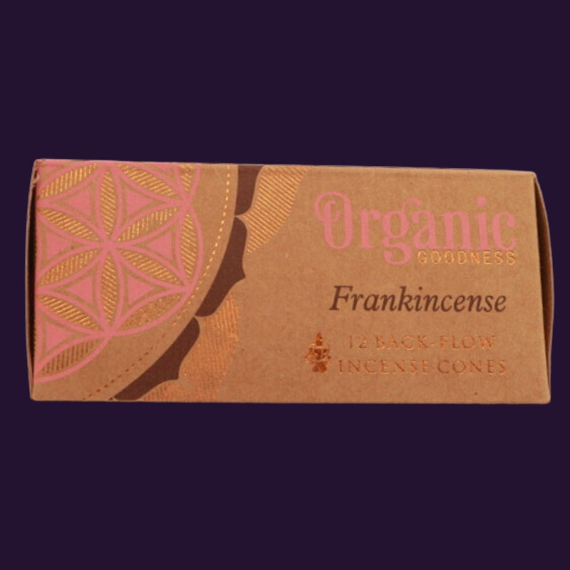 Organic Goodness Incense Backflow Cones Frankincense