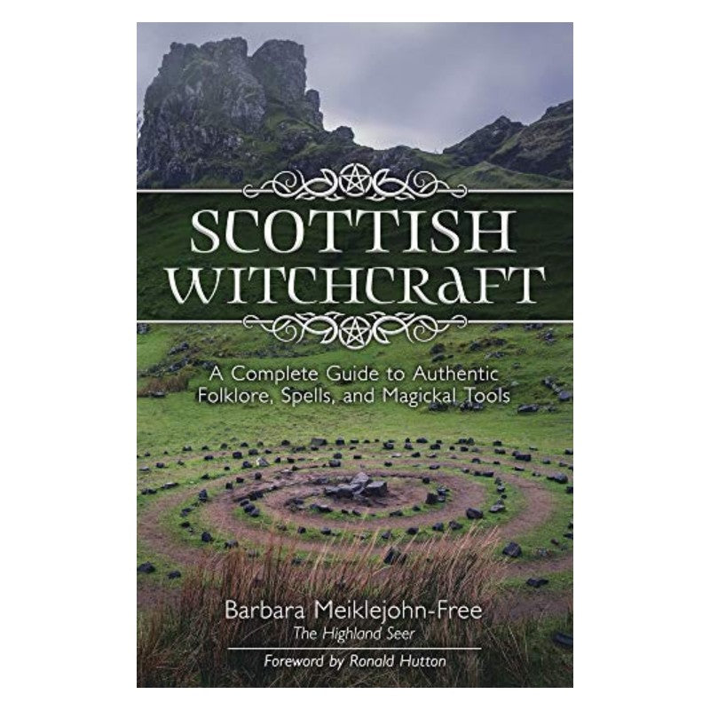 front cover of book - scottish witchcraft