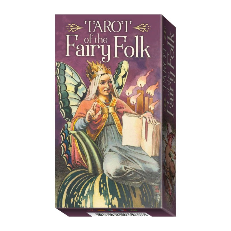 tarot deck featuring a picture of a fairy called "Tarot of the Fairy Folk"