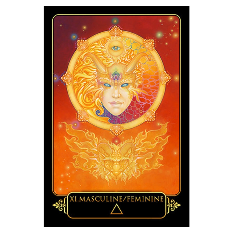 masculine/feminine card from the DREAMS OF GAIA TAROT SET