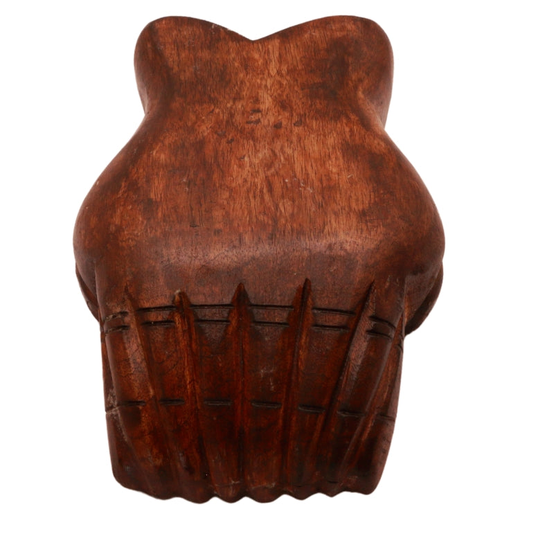 Small Rustic Open Giving Hand Bowl/ Healing Hands Bowl