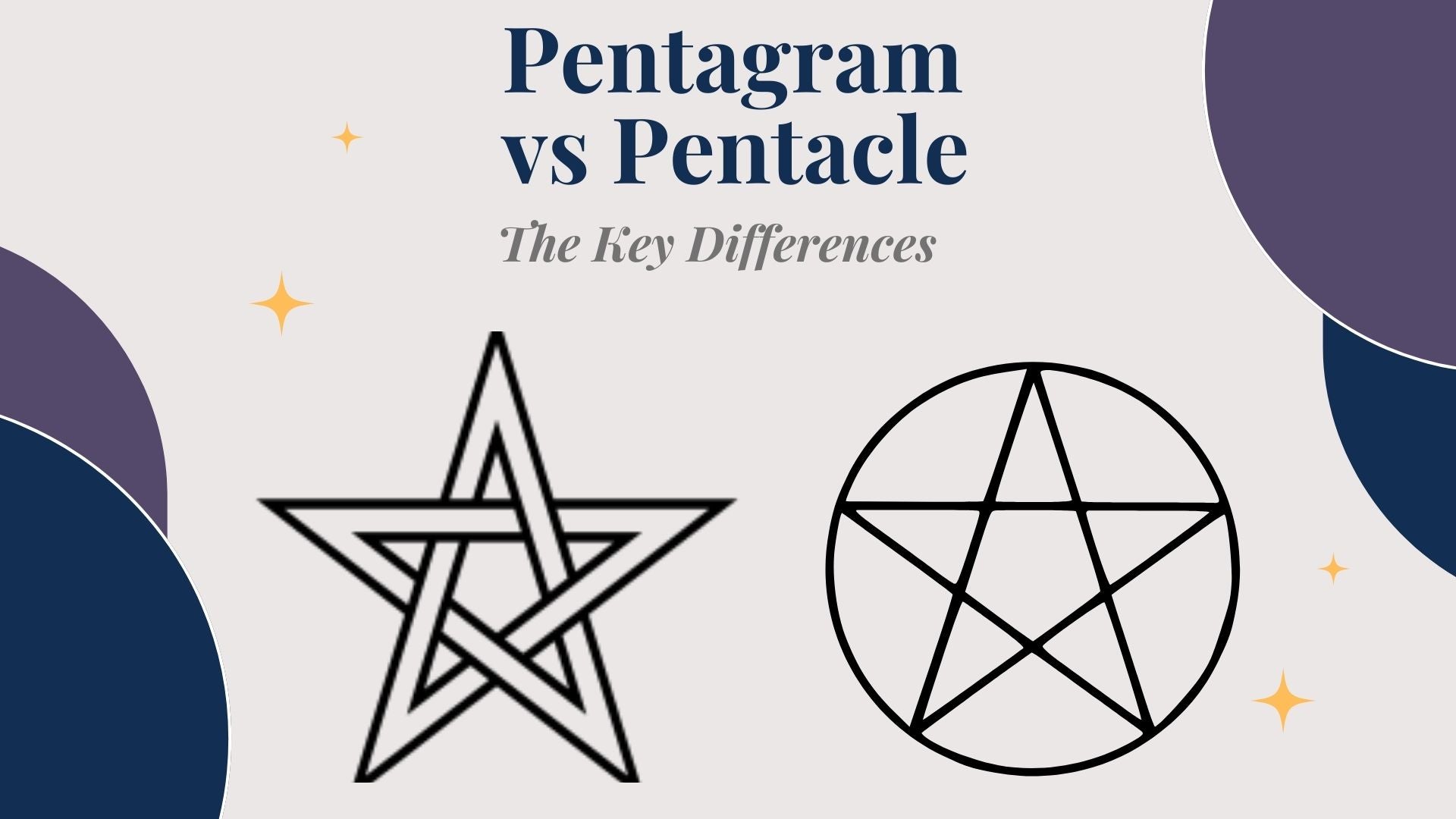Pentacle v Pentagram – Curious Cauldron