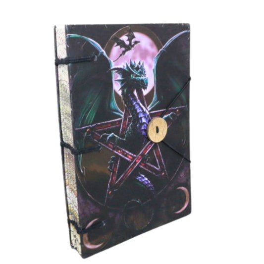 Pentacle Dragon Paper Journal / Book Of Shadows 20 x 14cm