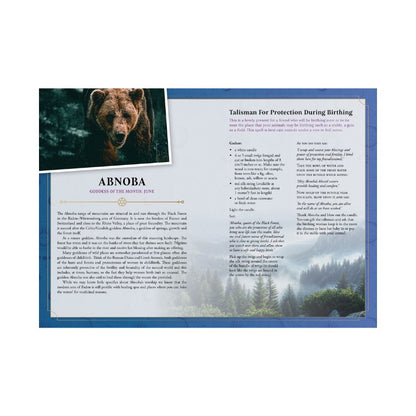 page from the 2026 lunar and seasonal diary with bear image and text on a white background