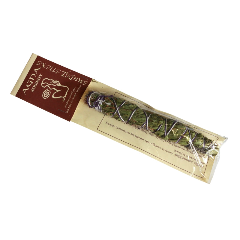 Agna Smudge Stick- Serenity Smoke Cleansing Herb Bundle