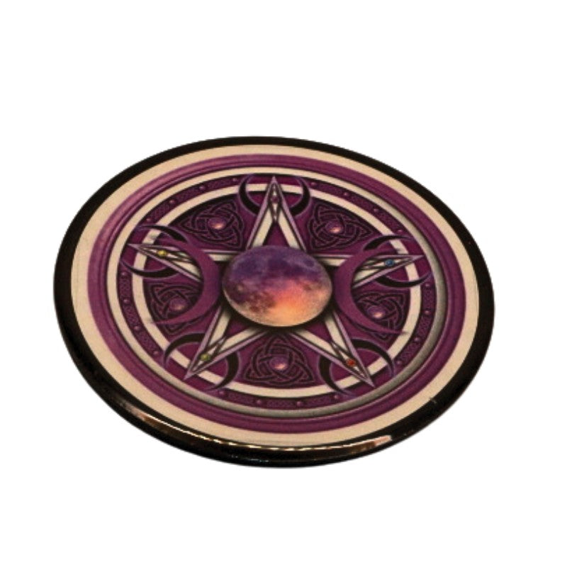 Altar Tile- purple pentacle