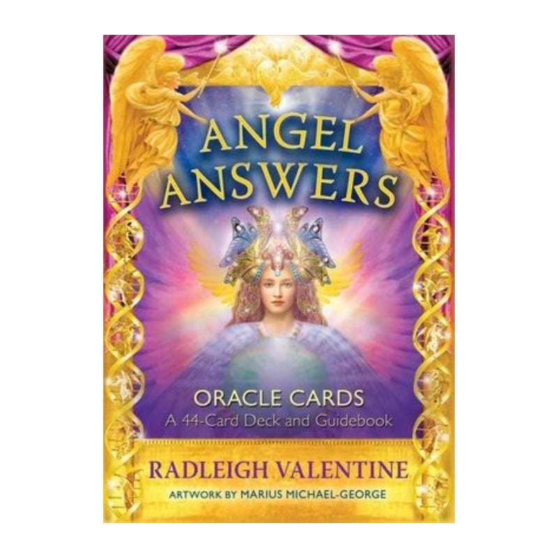 Angel Answers Oracle Cards- 44 Card Deck & Guidebook – Curious Cauldron