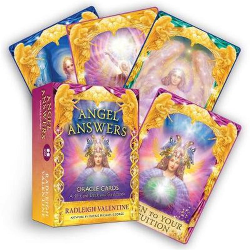 Angel Answers Oracle Cards deck and 4 cards