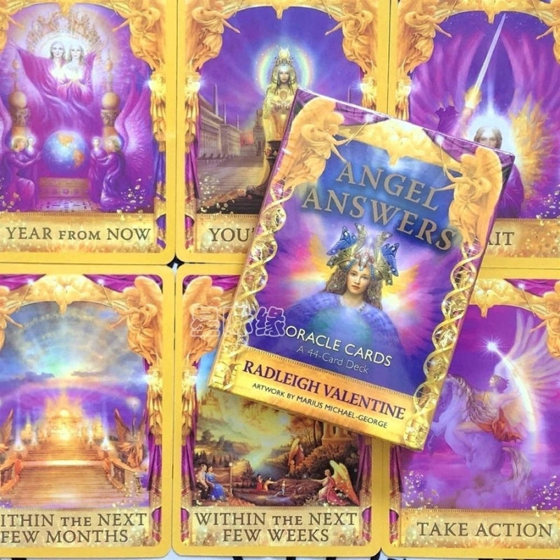 Angel Answers Oracle Cards 6 cards and deck