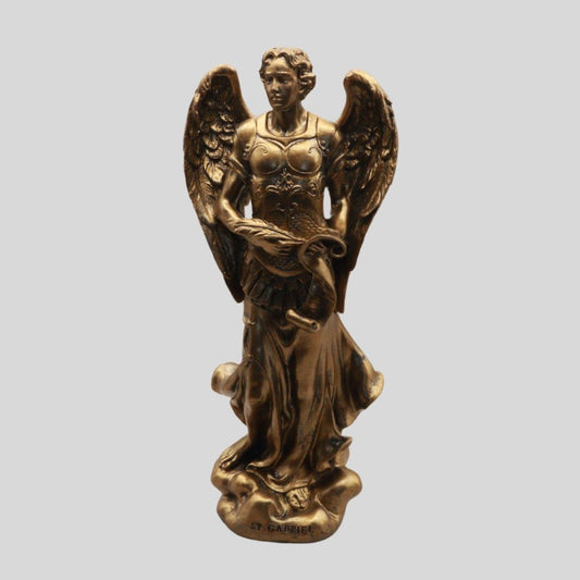 Archangel Gabriel Statue Bronze- front view
