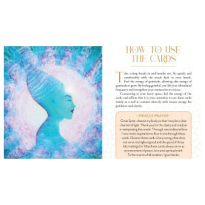 preview of a page about how to use the cards from the ascension oracle card deck