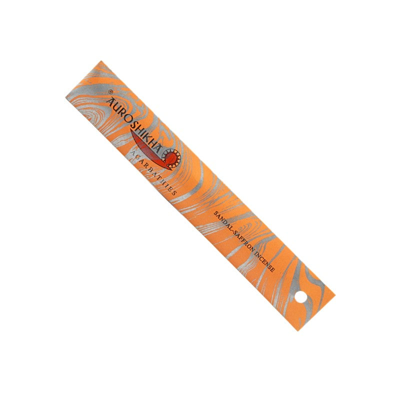 Incense Sticks- Auroshikha-"Sandal Saffron"