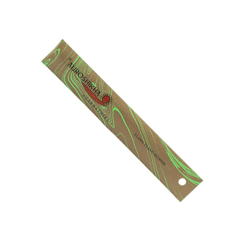 Auroshikha incense stick packaging on a white background