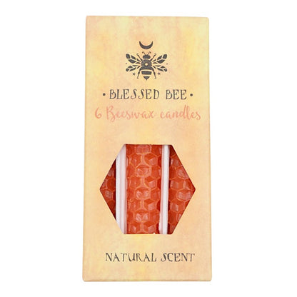 Rolled Beeswax Spell Candles - 6pk- Blessed Bee