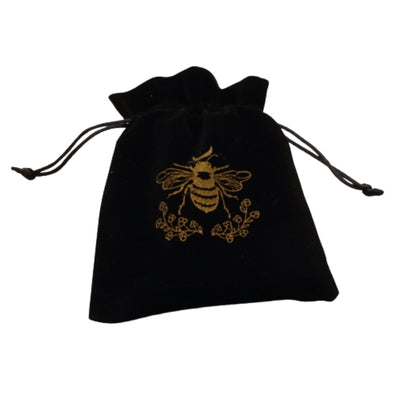 Bee Velvet Tarot Card Bag13cm x 18cm