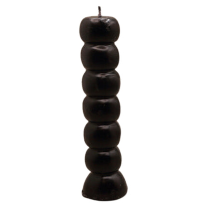 Black 7 Knob Candle