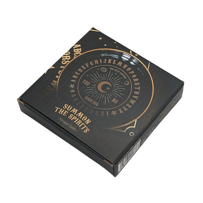box for a ceramic dish with the writing "summon the spirits" on the front