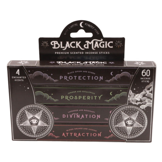 Black Magic Incense -Protection, Prosperity, Attraction & Divination