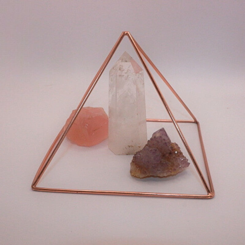 Copper Energiser Pyramid- 15cm