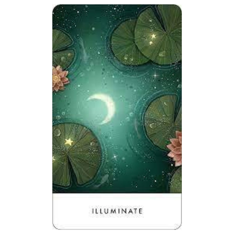 "illuminate" oracle card from the Dream Ritual Oracle Cards