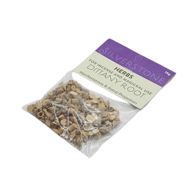 packet of loose dried herbs-  dittany root