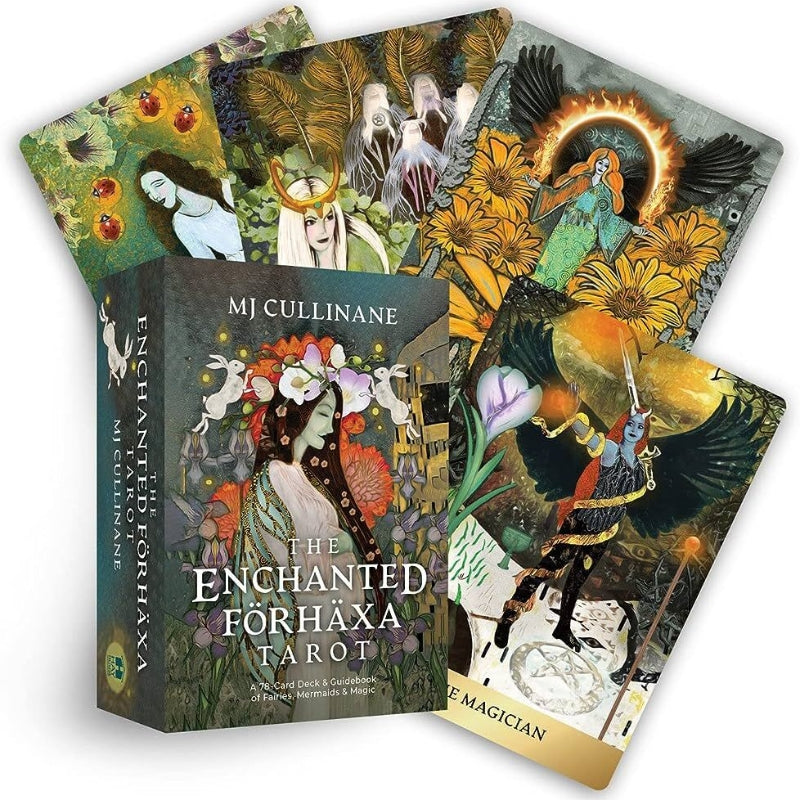 Enchanted Foerhaxa Tarot Card Deck & 4 cards