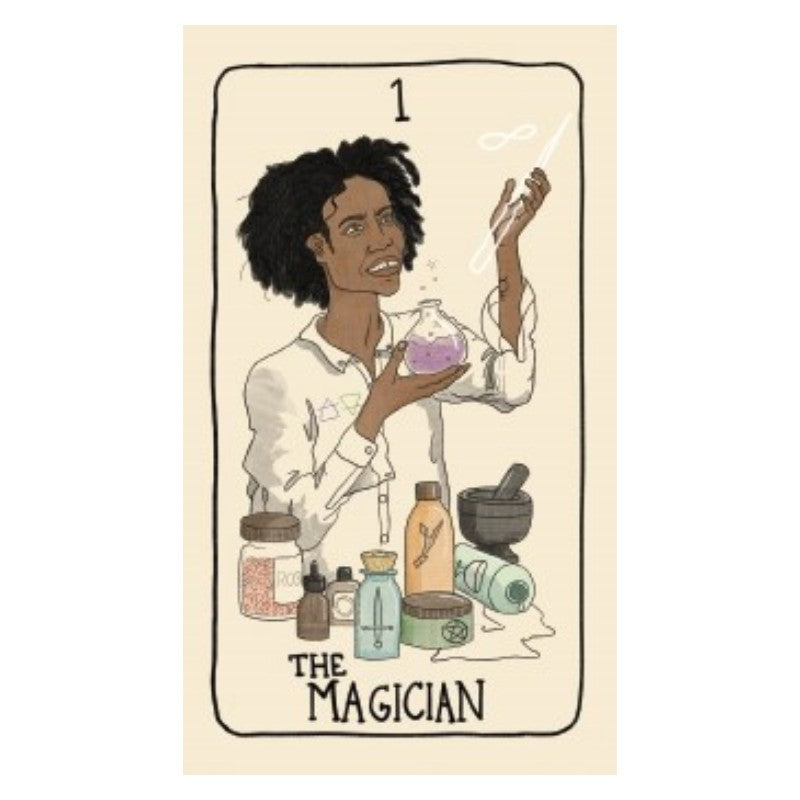 Magician card from the 
Fifth Spirit tarot Deck- 