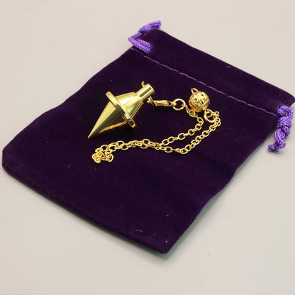 Gold Pendulum- Dowsing and Divination