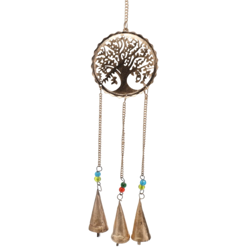 Tree Of Life Iron Bells- Magical Wind Chimes/ Protective Ward