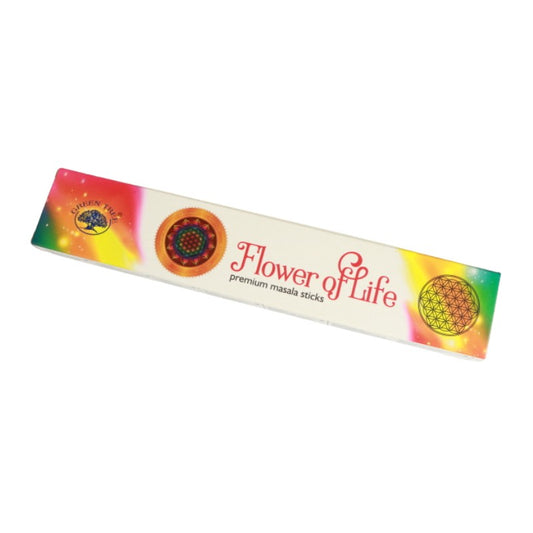 Green Tree Incense Sticks– Flower of Life 15g