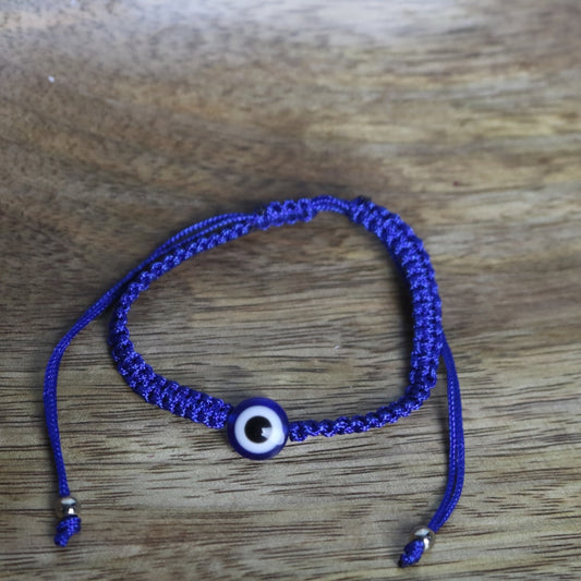 Handmade Turkish Lucky Evil Eye Bracelet Blue-Evil Eye Protection Amulet