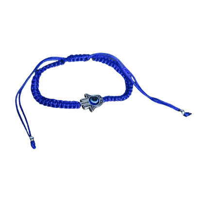 Handmade Turkish Lucky Evil Eye Bracelet Blue Hamsa