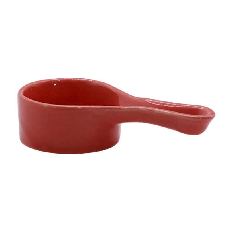 red Ceramic dish for burning incense