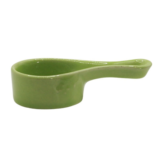 green Ceramic dish for burning incense