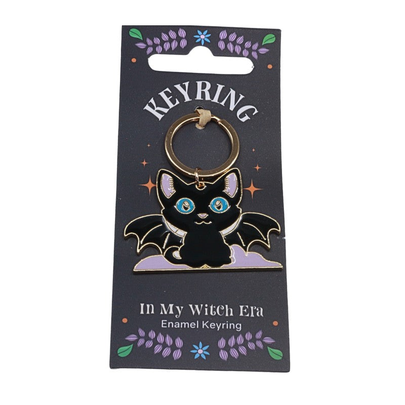 bat cat keyring