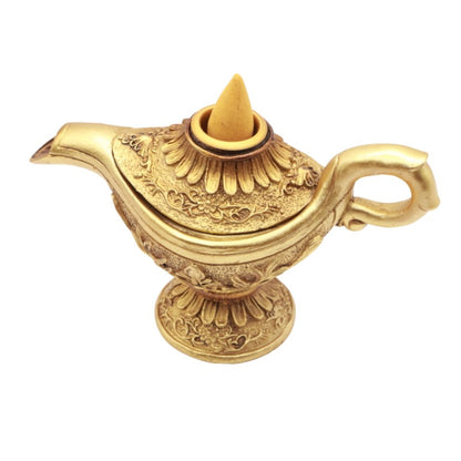 genie lamp backflow incense burner 