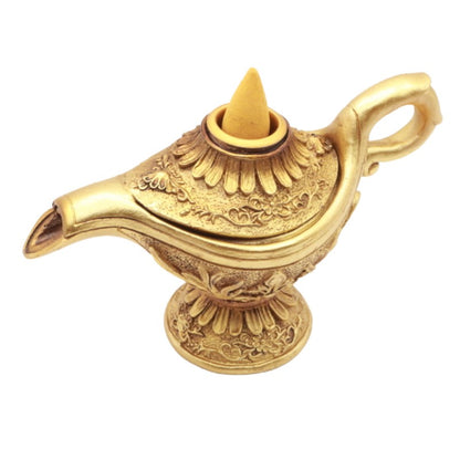 genie lamp backflow incense burner 
