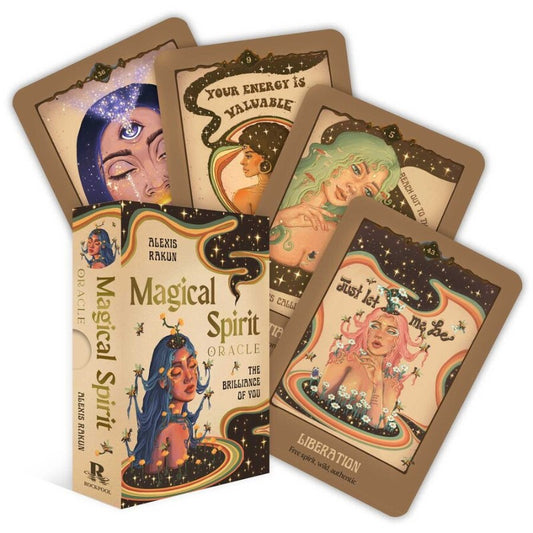 Magical Spirit Oracle deck and 4 cards