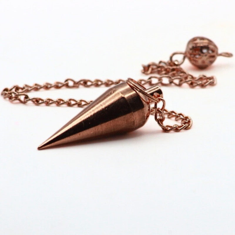 Cone Brass Metal Pendulum for Dowsing and Divination