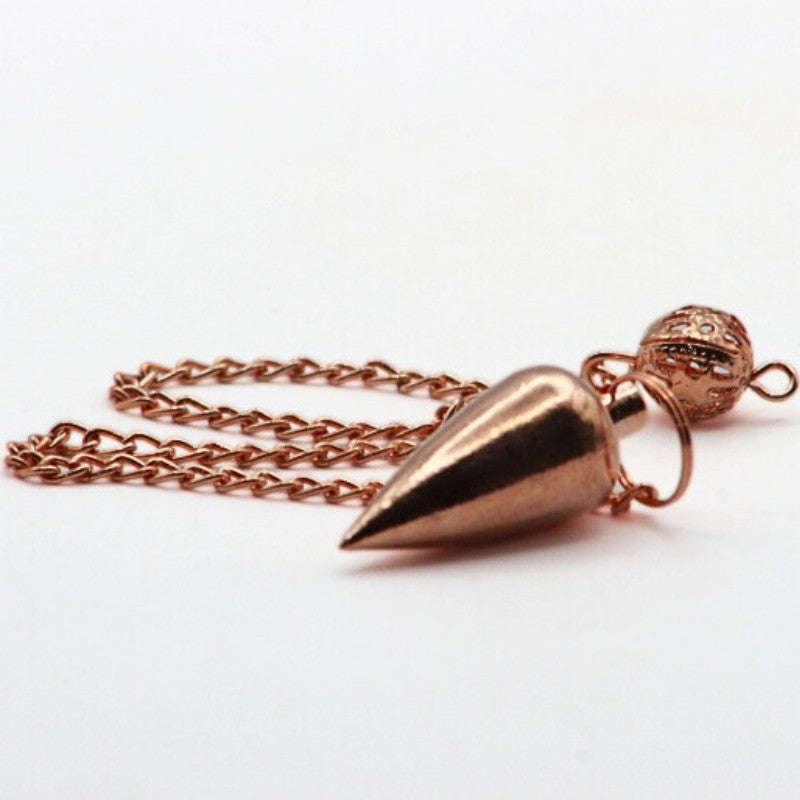 Cone Drop Metal Pendulum for Dowsing and Divination