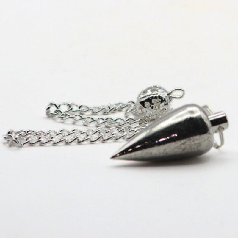 Cone Drop Metal Pendulum for Dowsing and Divination