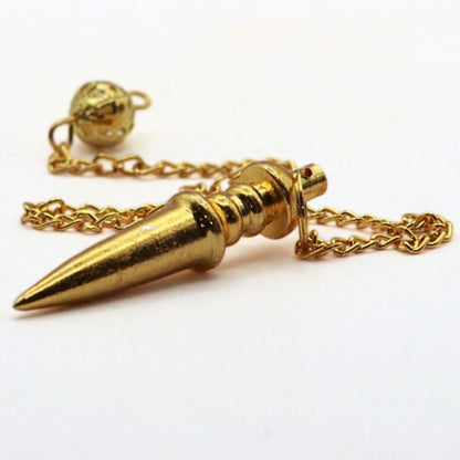 Egyptian Sword Metal Pendulum for Dowsing and Divination