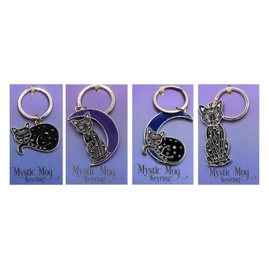 4 x Mystic Mog Keyrings