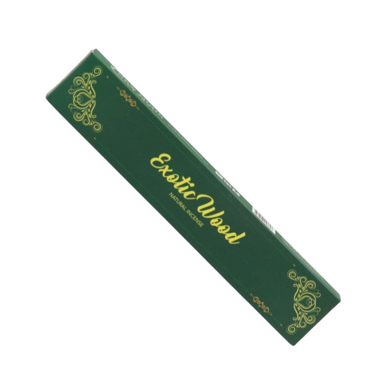 Rectangular box of “New Moon” incense on a white background